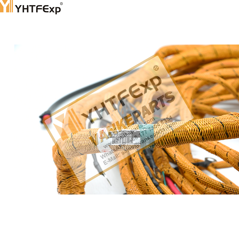 Vankeparts Carterpillar Excavator E323D External Wiring Harness 291-7590